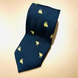 RARE Novelty Pig Butt Black Tie by John Frederics